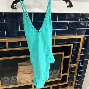 BEACHY 1 pc swimsuit in Turquoise size Medium